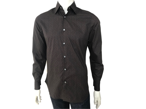 Classic Long Sleeve Button Down Rope Motif Shirt - Luxuria & Co.