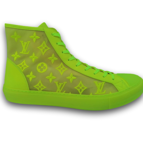 Louis Vuitton Men's Tattoo Sneaker Boot Neon Yellow – Luxuria & Co.