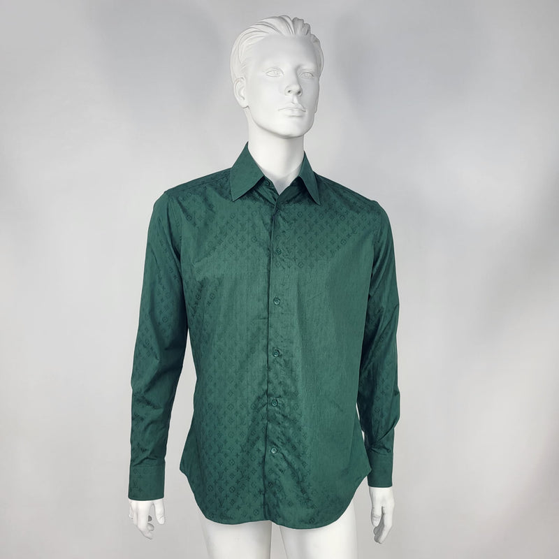 Shirt Louis Vuitton Green size XL International in Cotton - 24786828