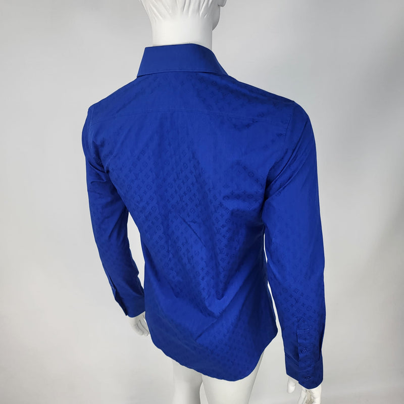 Blue Monogram Classic Shirt in 2023  Louis vuitton shirt, Classic shirt,  Monogram