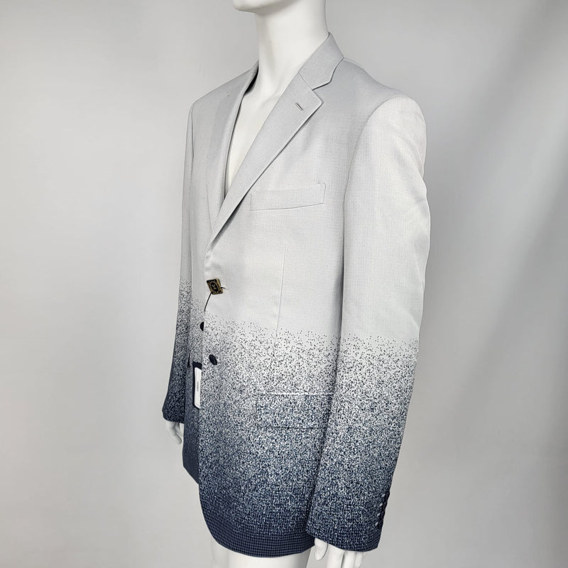 Louis Vuitton Men's Ivory & Navy Wool Blend Slim Tailored Jacket – Luxuria  & Co.