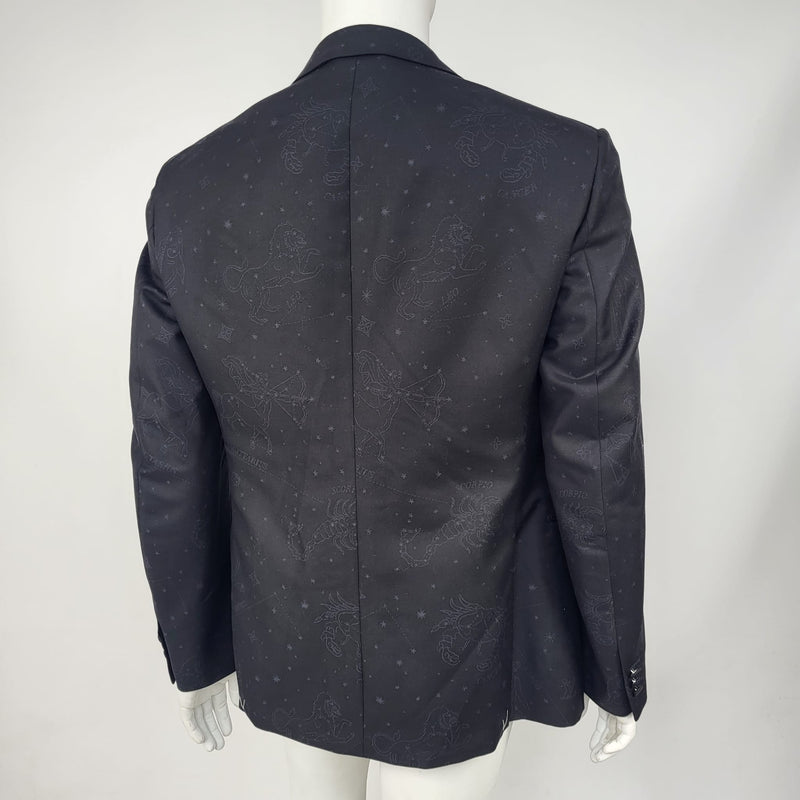 Louis Vuitton Single-Breasted Wool Pont Neuf Suit Night Blue. Size 44