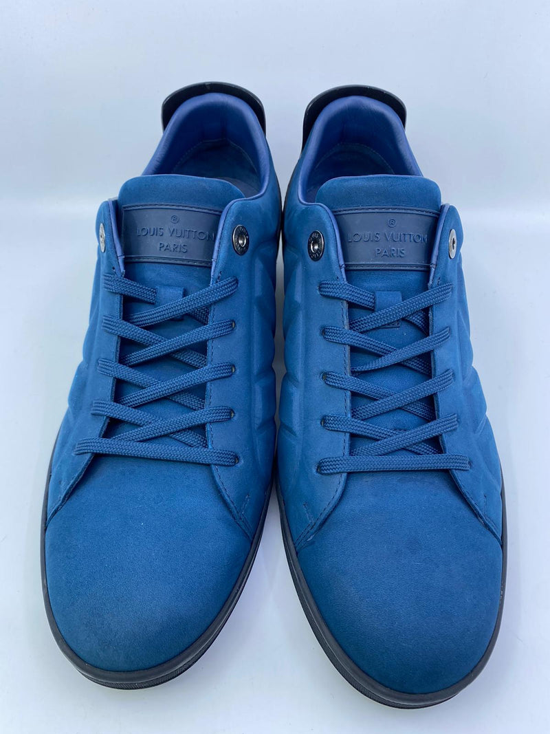 Louis Vuitton Men's Blue Suede Fuselage Sneaker – Luxuria & Co.