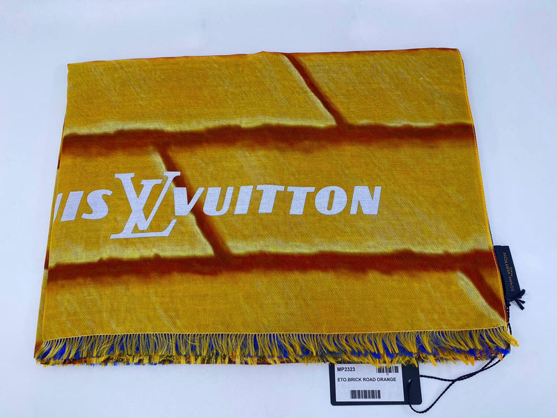 Louis Vuitton Brick Road Stole Scarf Virgil Abloh Limited Edition – Luxuria  & Co.