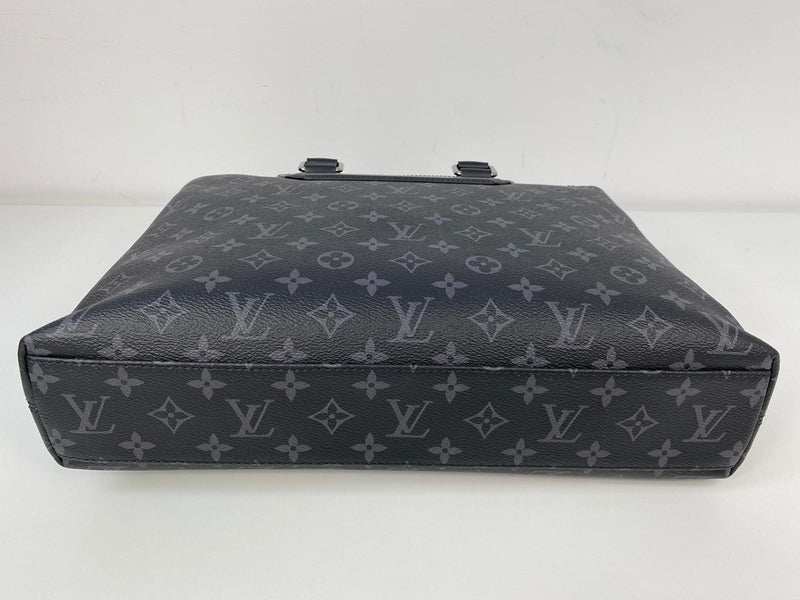 Louis Vuitton Men's Black Canvas Odyssey Briefcase Monogram Eclipse M44222  – Luxuria & Co.