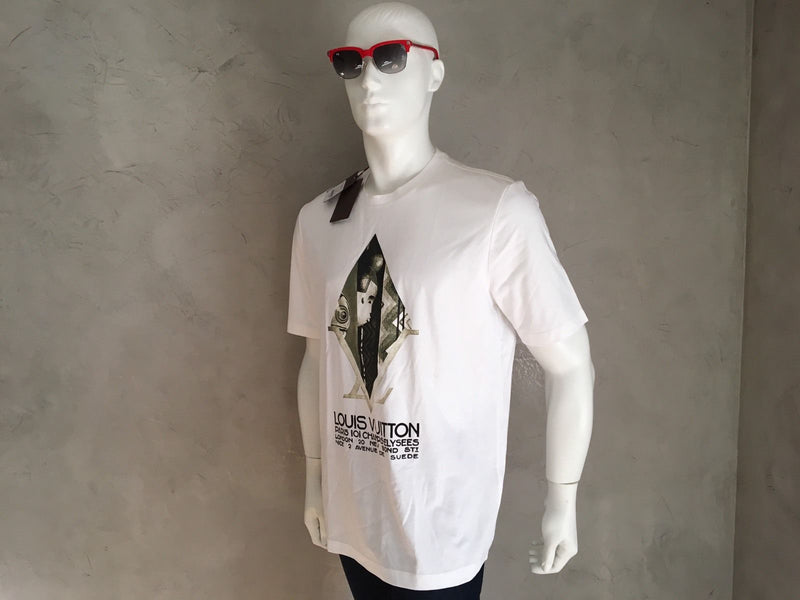 LV Archive Print T-Shirt - Luxuria & Co.