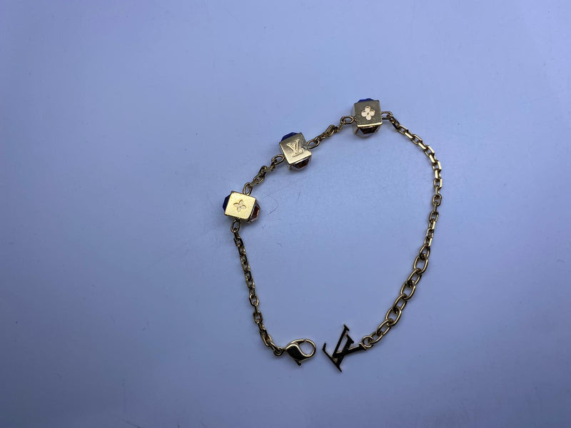 Gamble Monogram Cube Swarovski Crystal Bracelet