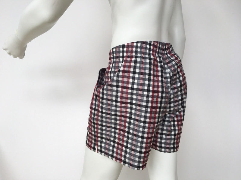Louis Vuitton Men's Checkered Silk Monogram Boxer Shorts