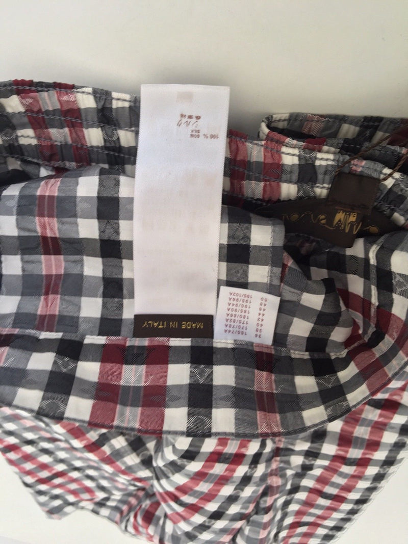 Louis Vuitton Men's Checkered Silk Monogram Boxer Shorts – Luxuria & Co.