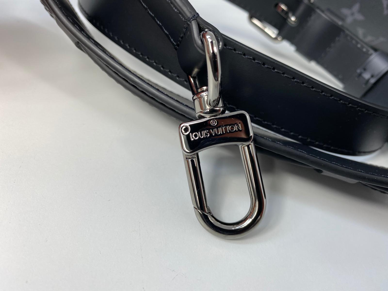 Louis Vuitton Men's Black Canvas Odyssey Briefcase Monogram Eclipse