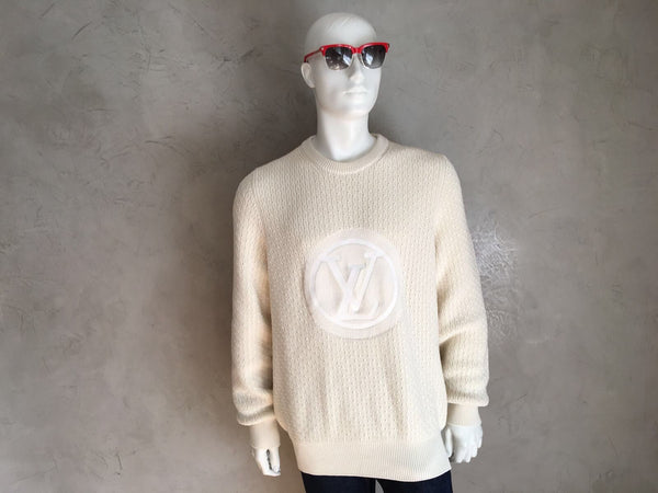 Circled LV Crewneck Sweater - Luxuria & Co.