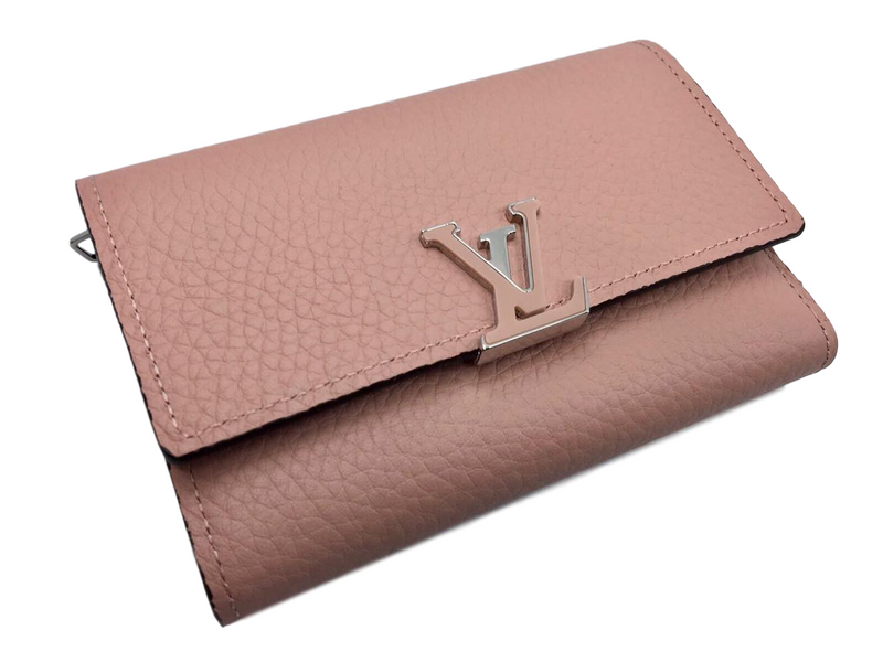 Louis Vuitton Magnolia Leather Capucines Compact Wallet Louis Vuitton