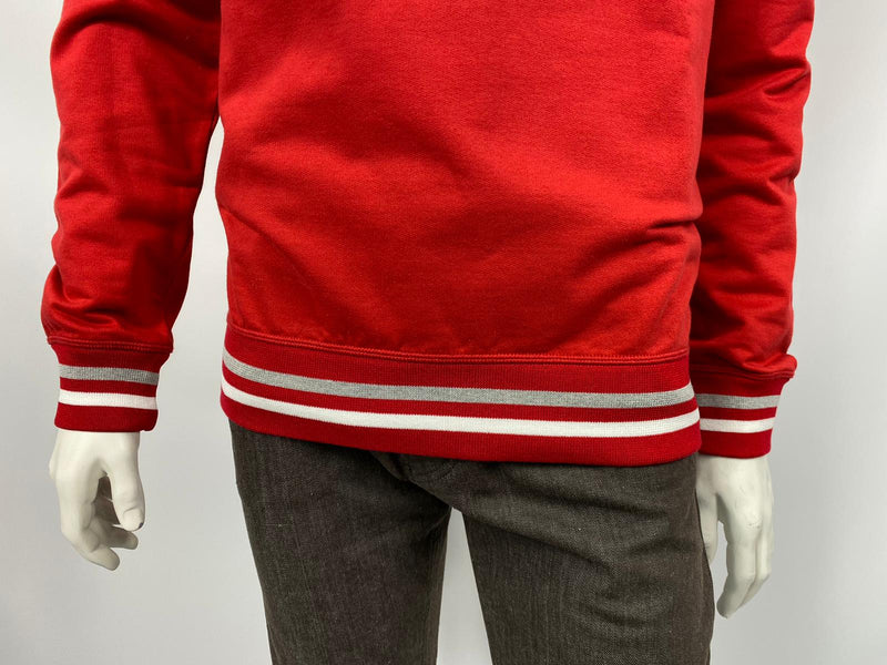 Louis Vuitton Men's Red Cotton Viscose Patch Sweatshirt With