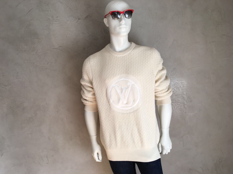 Circled LV Crewneck Sweater - Luxuria & Co.
