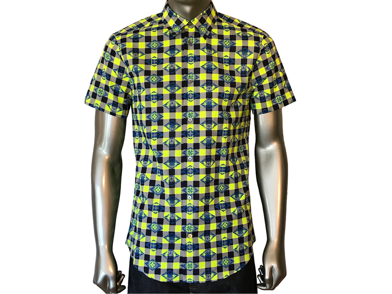 checkered shirt louis