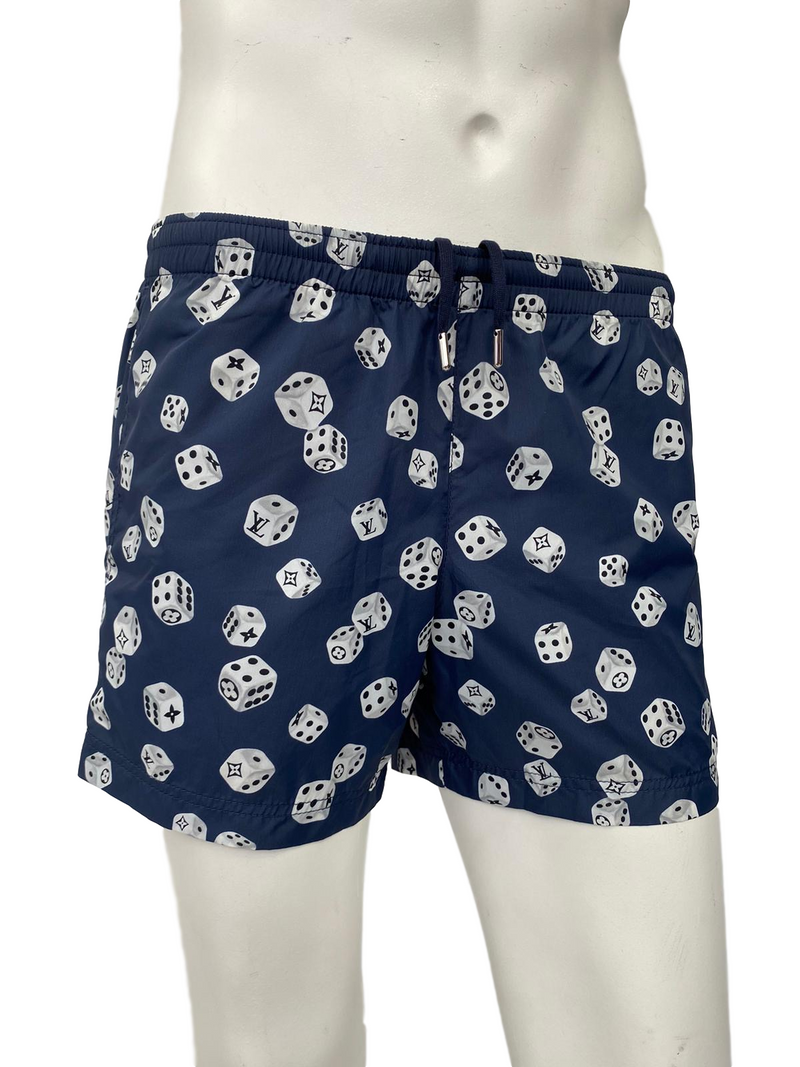 Louis Vuitton - Printed Nylon Swim Shorts - Petrole - Men - Size: XS - Luxury