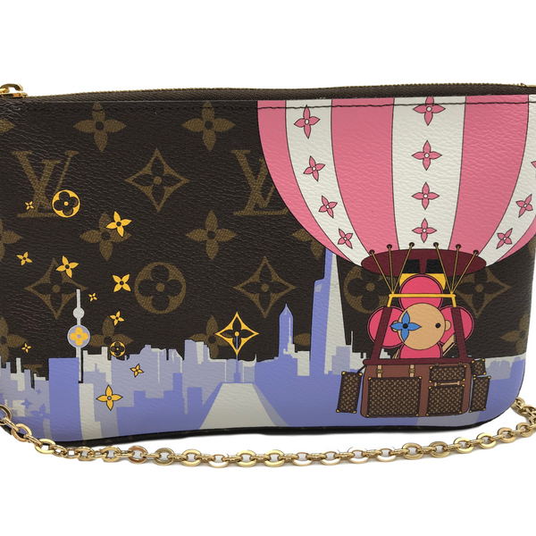 LV LOUIS VUITTON Animation Ferris Wheel Holiday 2020 Double Zip Pochet –  AYAINLOVE CURATED LUXURIES