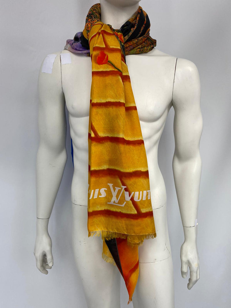 Louis Vuitton Brick Road Stole Scarf Available For Immediate Sale