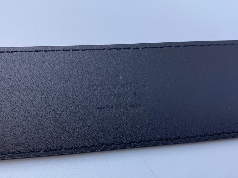 Louis Vuitton Ivorie Epi Leather LV Initiales Belt 95CM