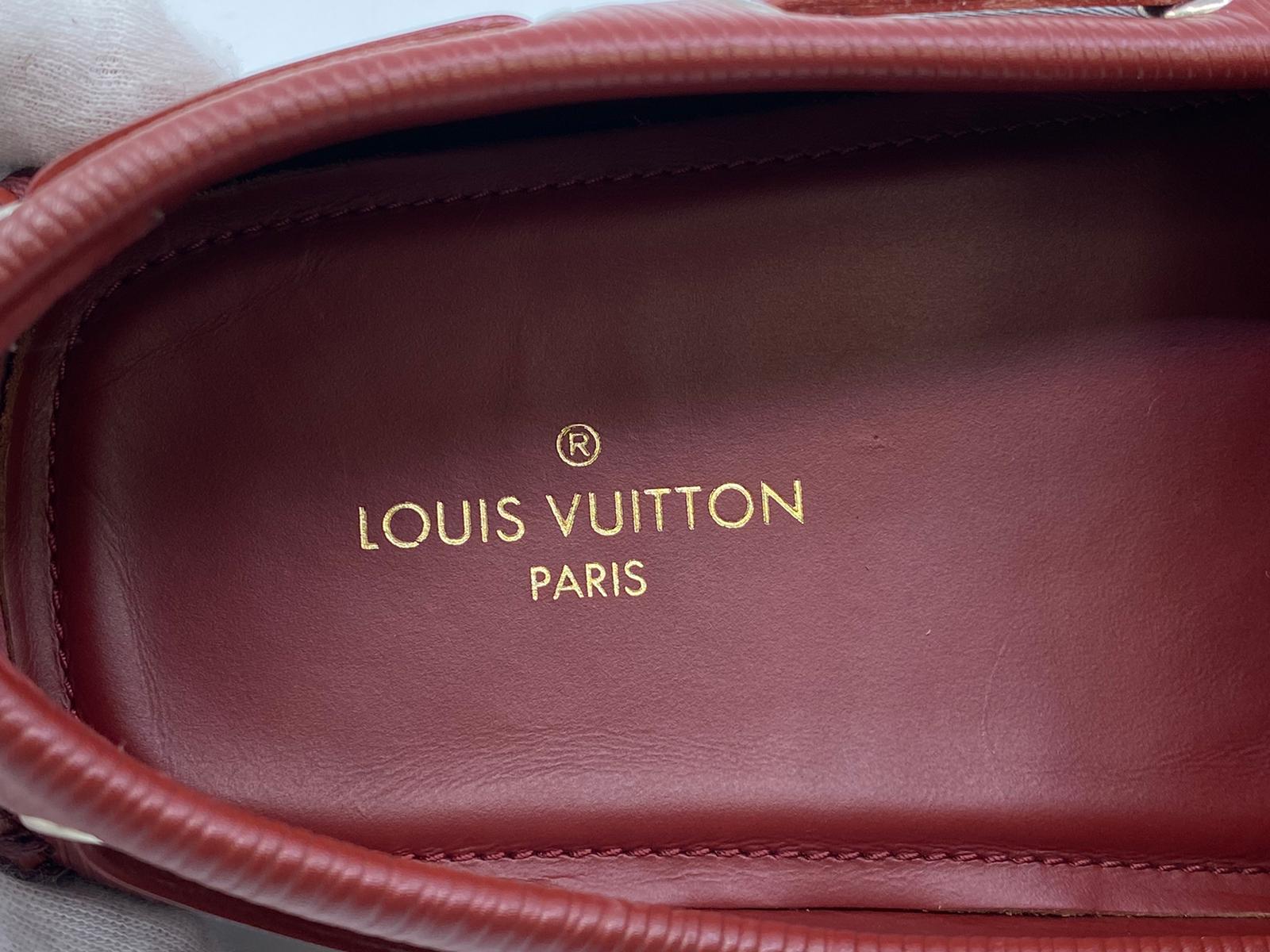 Louis Vuitton Men's Red Epi Leather Navajo Loafer – Luxuria & Co.