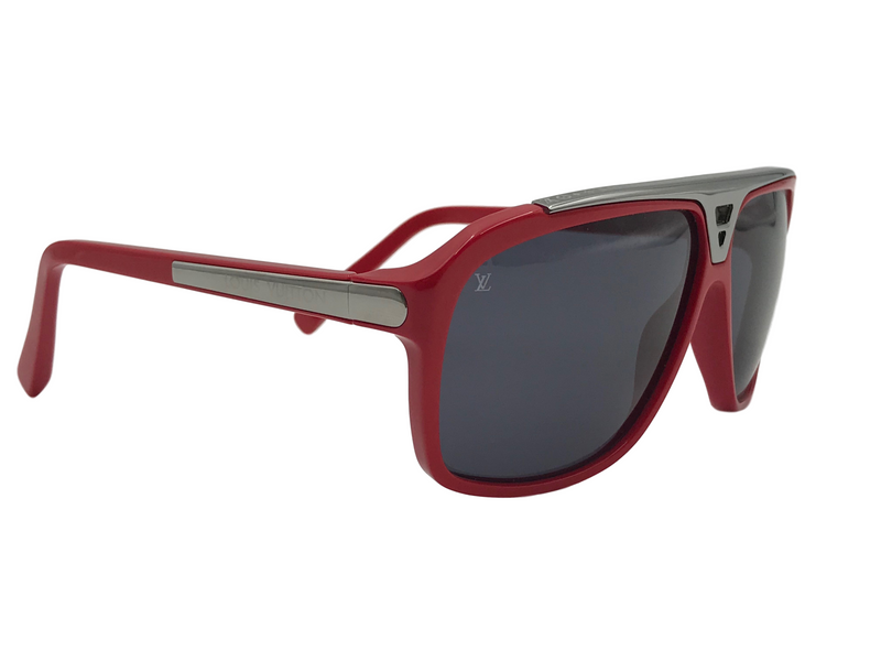 Louis Vuitton Men's Red Evidence W Sunglasses Z2319W – Luxuria & Co. Louis Vuitton Men's Red Evidence W Sunglasses Z2319W – Luxuria & Co.