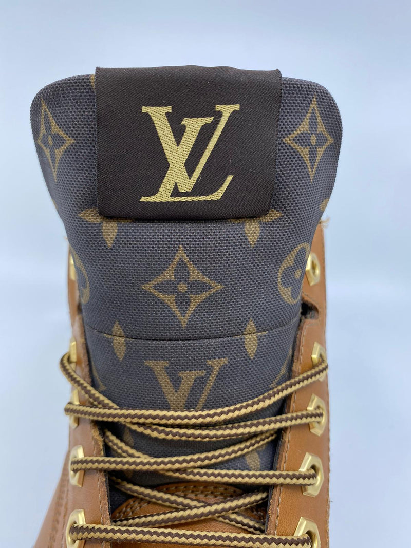 Louis Vuitton Men's Brown Leather Oberkampf Ankle Boot – Luxuria & Co.