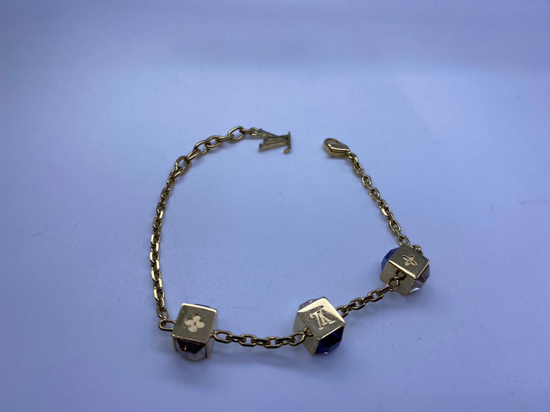 Gamble Monogram Cube Swarovski Crystal Bracelet