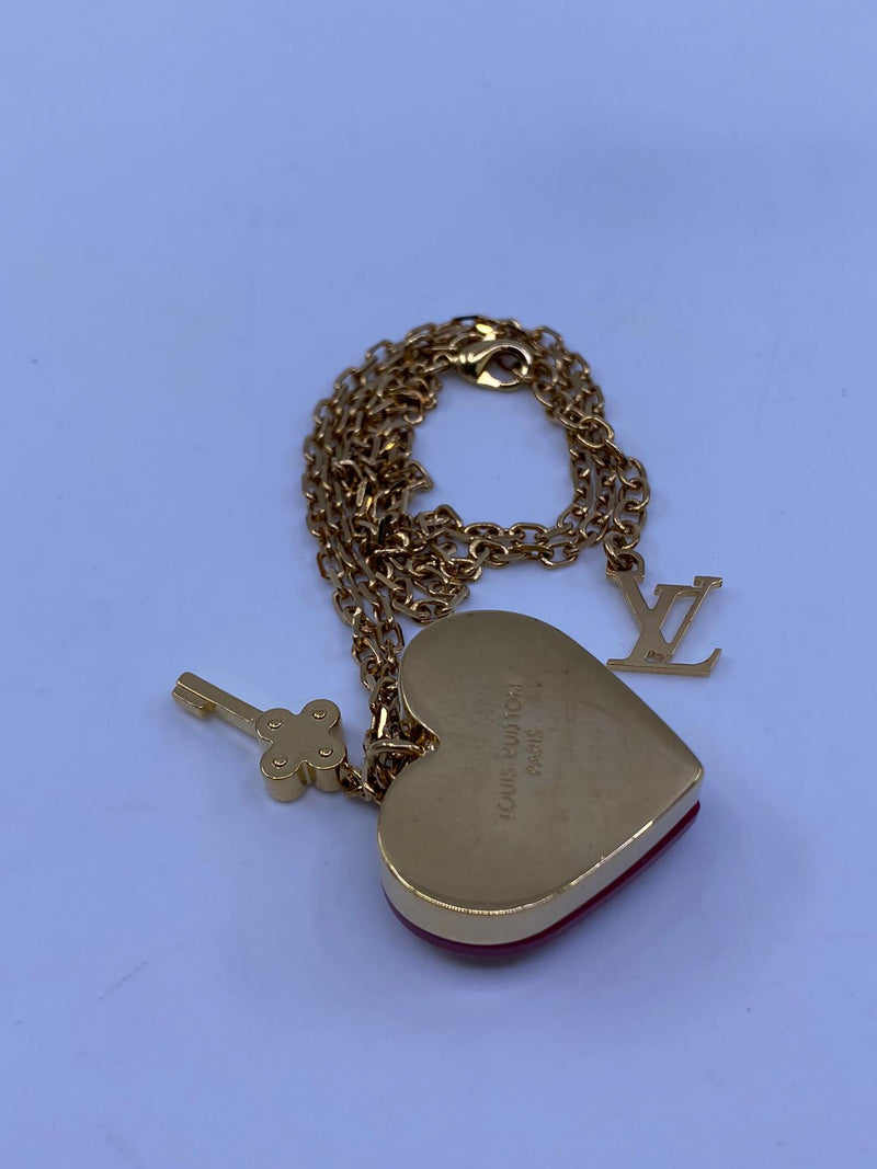 Gold & Purple Lock Me Necklace