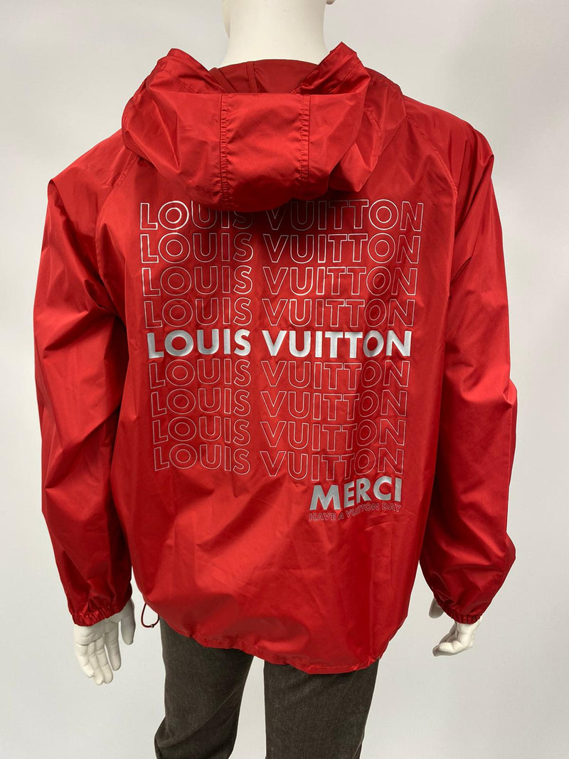 Louis Vuitton Graphic Short-sleeved T-Shirt, Red, XXL