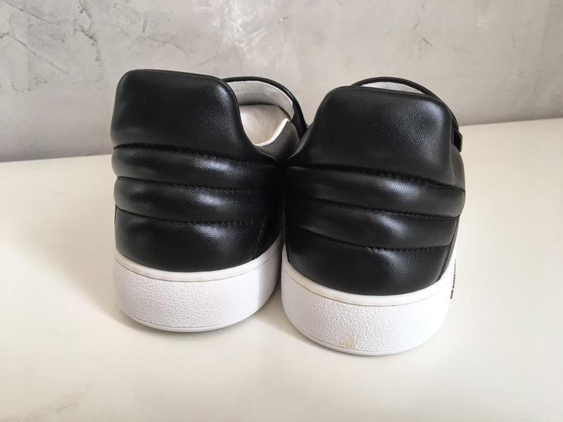 Louis Vuitton Men's Black Canvas Frontrow Slip-On Sneaker – Luxuria & Co.