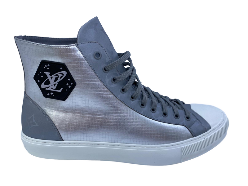 Louis Vuitton Men's Denim Monogram Tattoo Sneaker Boot size 7.5 US /  6.5 LV