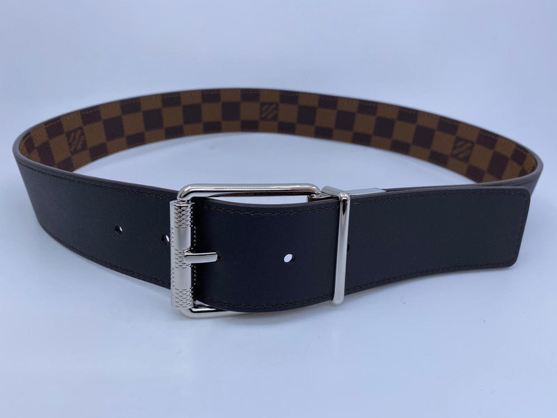 Louis Vuitton - LV Iconic 25mm Reversible Belt - Damier Canvas - Brown - Size: 85 cm - Luxury