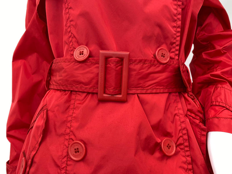 Louis Vuitton Women's Red Nylon Trench Coat – Luxuria & Co.
