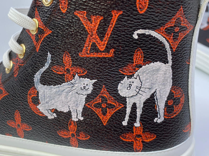 NEW Louis Vuitton Stellar sneaker Catogram / Grace Coddington (41)