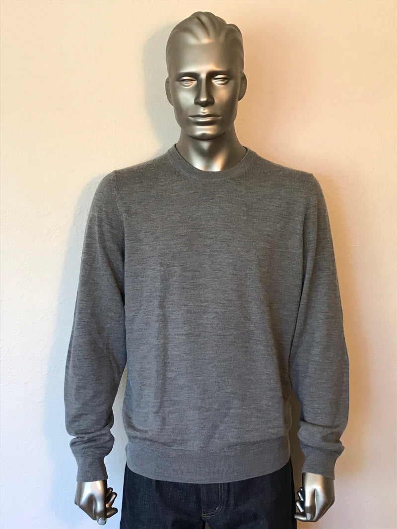 Leather Patch Crewneck Sweater – Luxuria & Co.