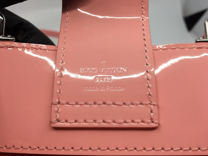Louis Vuitton Women's Pink Vernis Leather Jungle Dots Open Tote