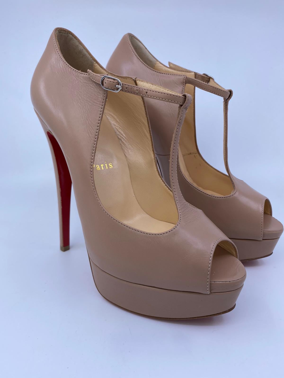 Christian Louboutin ヌードカラーハイヒール★お値下げしました Christian-Louboutin-Miss-Z-