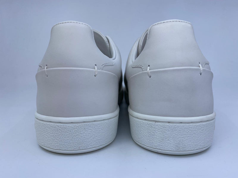 Louis Vuitton White Leather Frontrow Sneakers Size 38 - ShopStyle