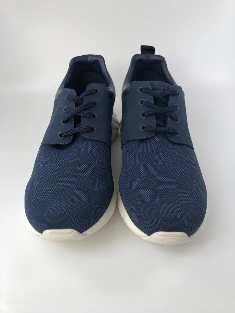 Fastlane cloth low trainers Louis Vuitton Blue size 8 US in Cloth  16587788