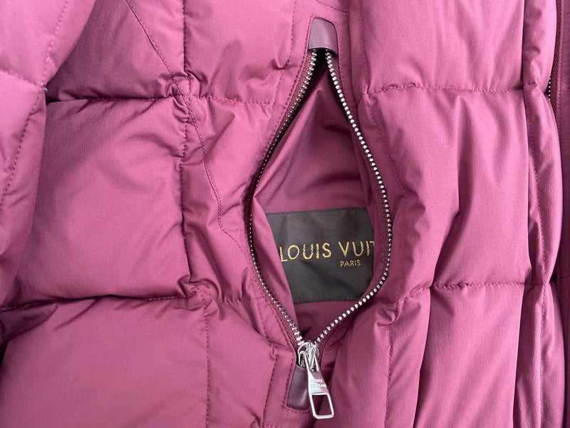 Louis Vuitton Purple Quilted Jacket