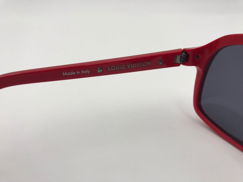 LOUIS VUITTON Evidence Sunglasses Red 53894
