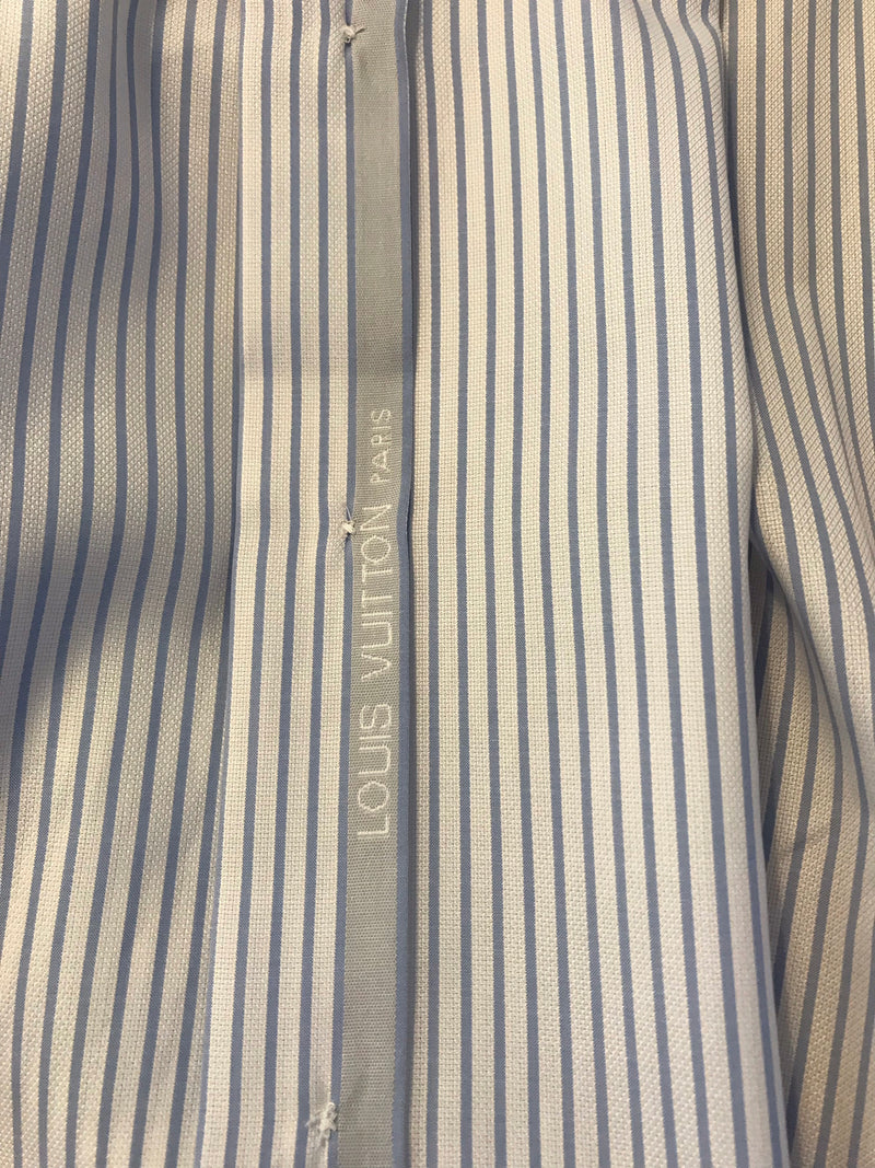 Light Blue Striped Shirt - Luxuria & Co.