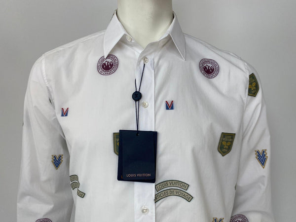 Regular Classic Fit Shirt With Stamps