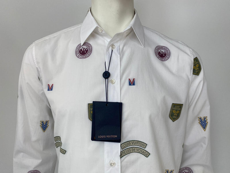 Louis Vuitton Long Sleeve Button-Up Top