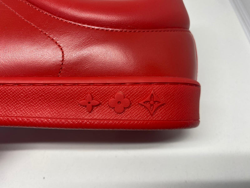 Louis Vuitton Men's Red Leather Luxembourg Sneaker – Luxuria