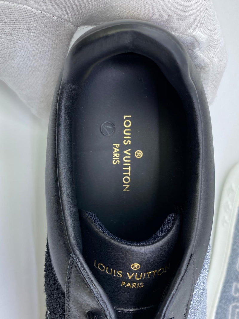 Louis Vuitton Authentic LV Logo Luxembourg Men Sneakers/Silver