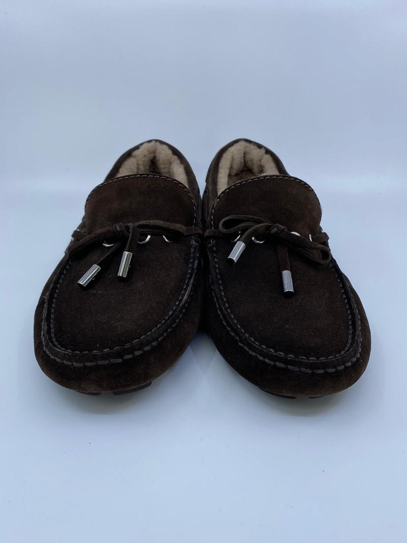 Louis Vuitton Men's Brown Suede Arizona Car Shoe Loafer – Luxuria
