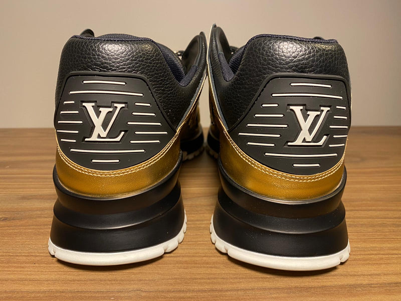 Louis Vuitton Men's Black & Green Leather Zig Zag Sneaker – Luxuria & Co.