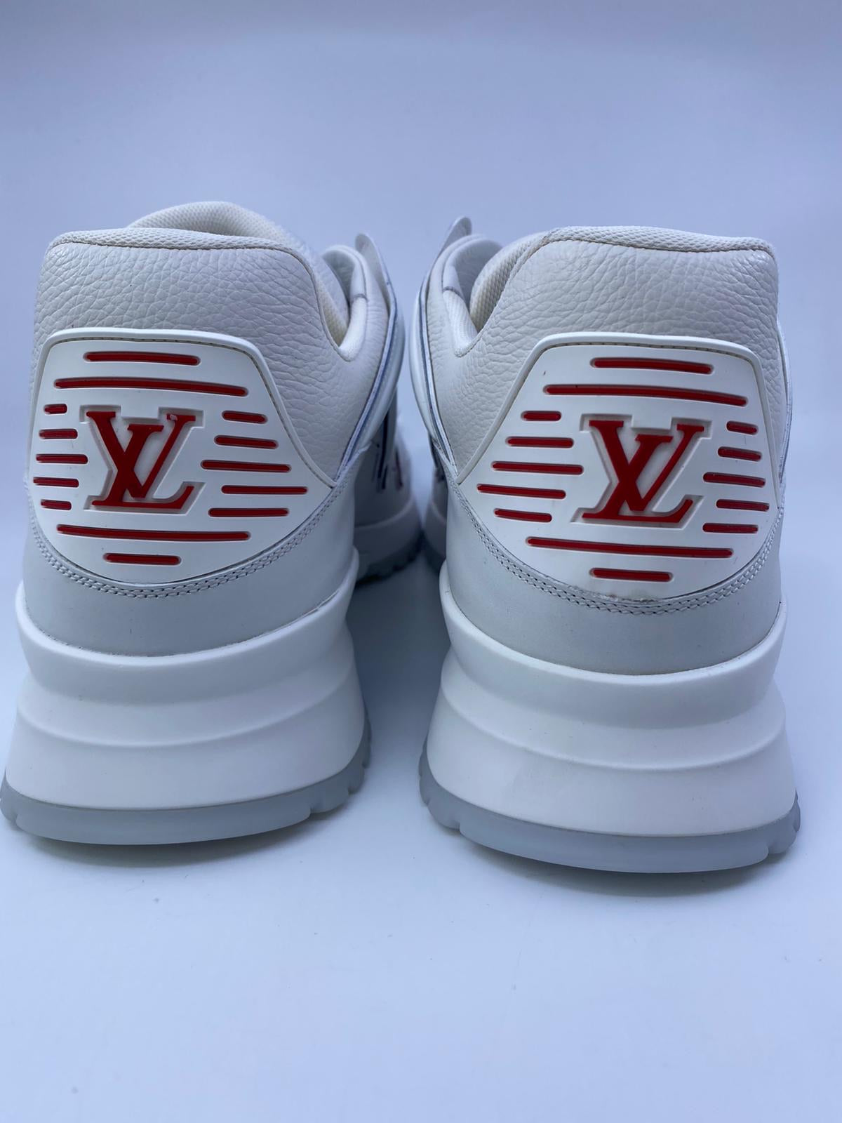 Louis Vuitton Men's White Leather Zig Zag Sneaker – Luxuria & Co.