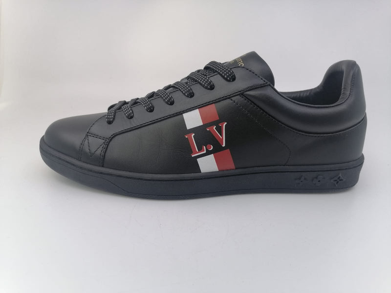 Luxembourg leather low trainers Louis Vuitton White size 8 US in
